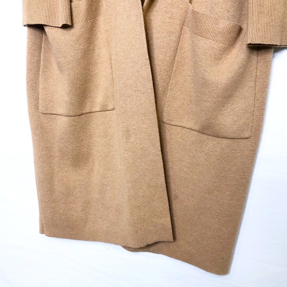 J Crew tan Longline Cardigan Coat - Picture 3 of 12